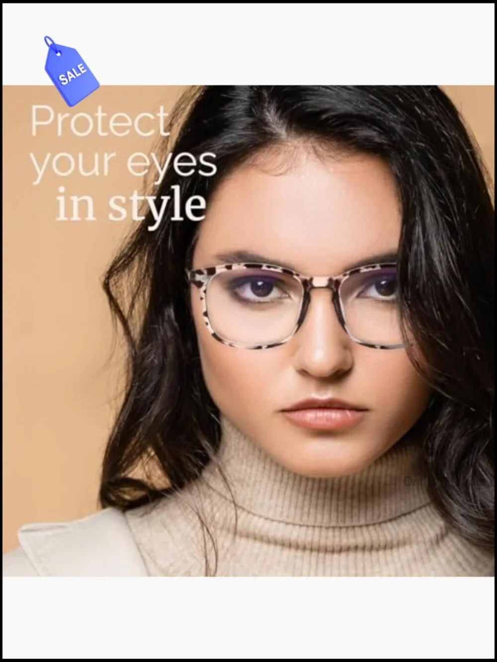 6-Pack Blue Light Blocking Glasses for Women Men Vintage Square Frame